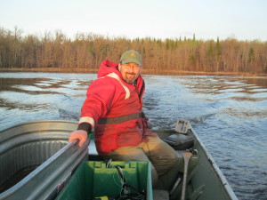 Bill Gardner providing boating and sampling help! 